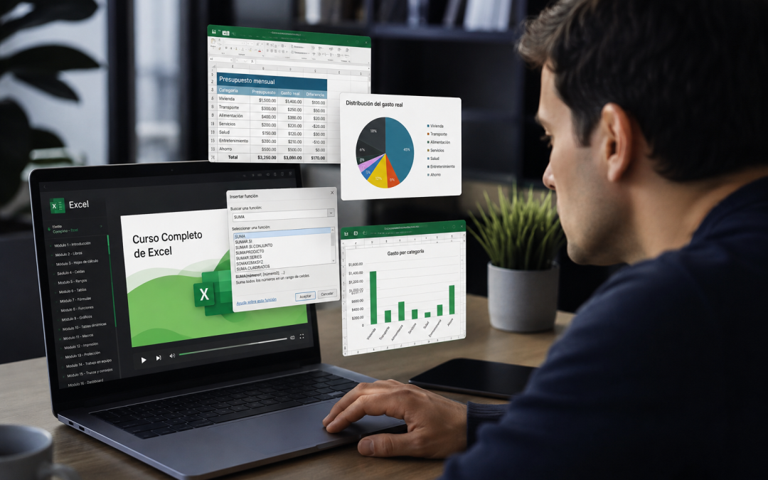 Cursos de Excel interactivos: aprende haciendo, no solo mirando